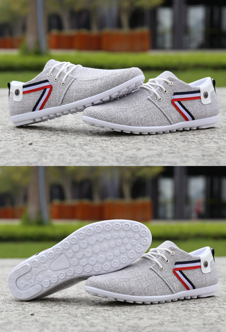 Herren Canvas Freizeitschuhe – Bequeme Sommerschuhe mit Stil