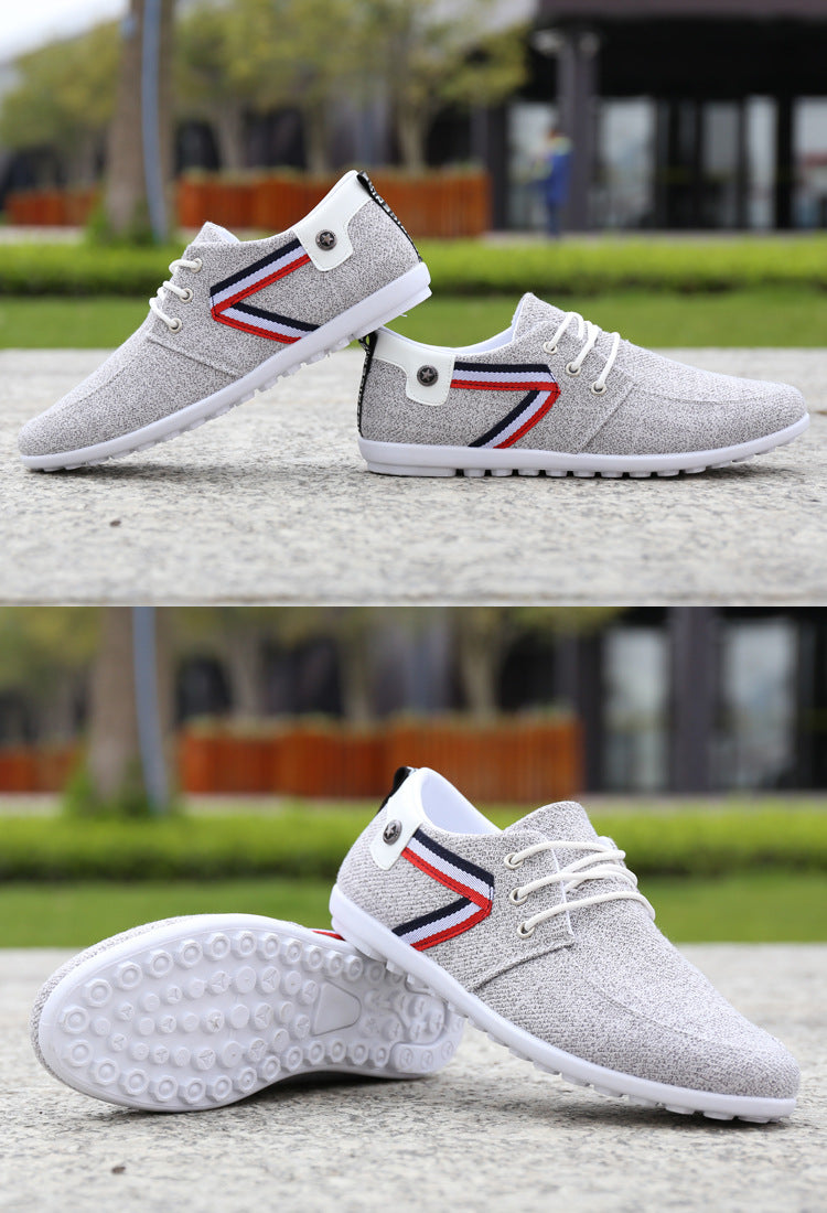 Herren Canvas Freizeitschuhe – Bequeme Sommerschuhe mit Stil