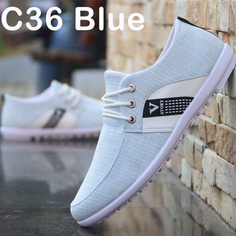 Herren Canvas Freizeitschuhe – Bequeme Sommerschuhe mit Stil