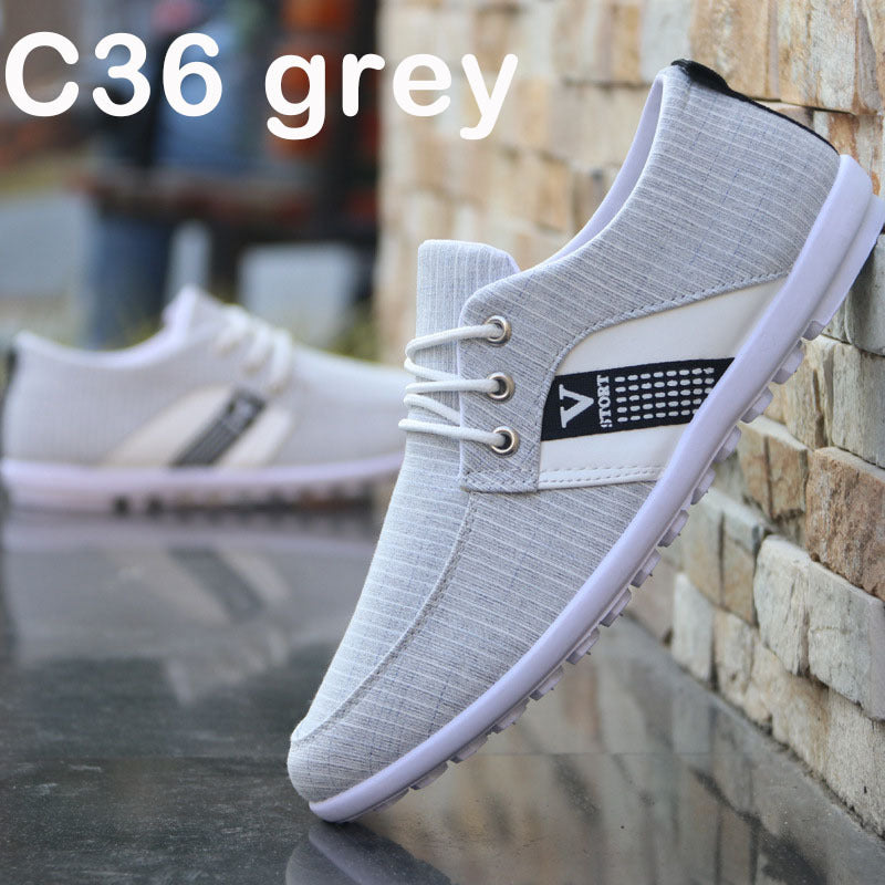 Herren Canvas Freizeitschuhe – Bequeme Sommerschuhe mit Stil