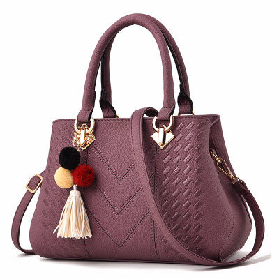 Elegante Damenhandtasche – Luxus Schultertasche mit Quasten