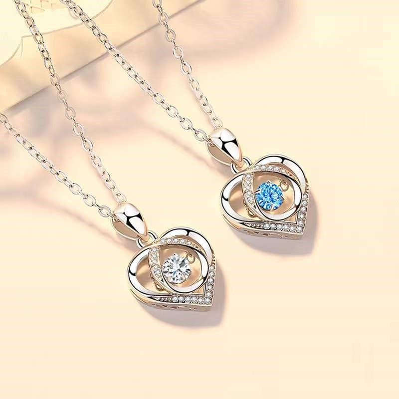 Feine Silberkette mit Zirkoniaherz - perfekte Geschenkidee