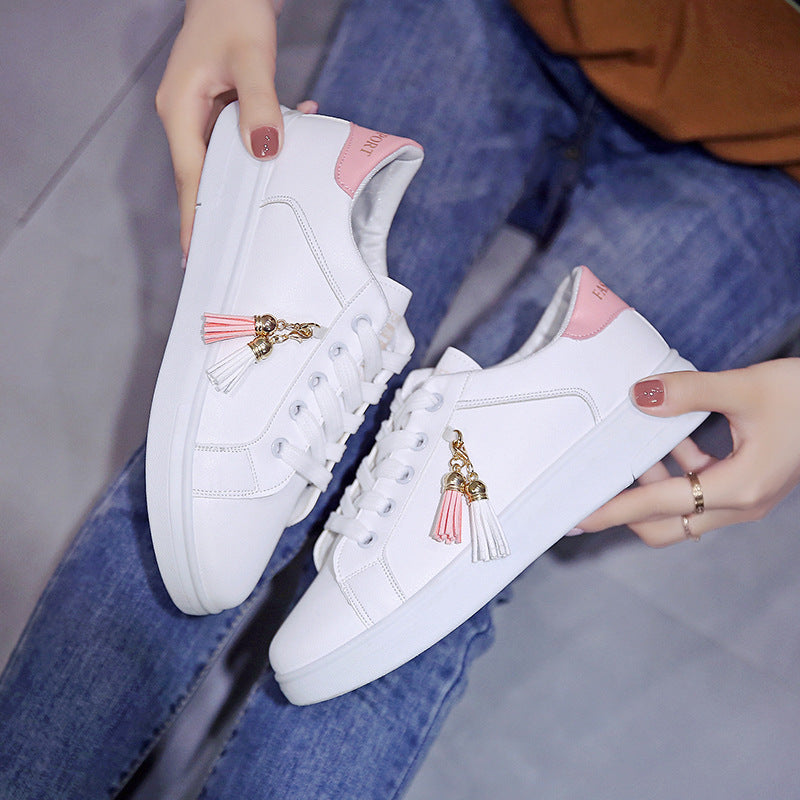 Damen Sneaker Sommer – Atmungsaktive Freizeitschuhe mit Quaste