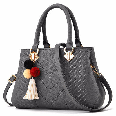 Elegante Damenhandtasche – Luxus Schultertasche mit Quasten